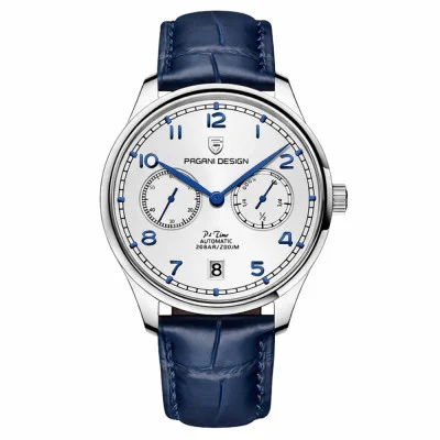 Чоловічий годинник Pagani Design PD-1772 Silver-Silver-Blue
