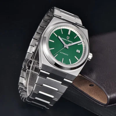Чоловічий годинник Pagani Design PD-1753 Silver-Green