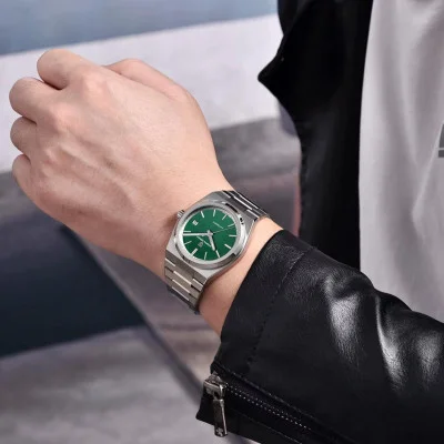 Чоловічий годинник Pagani Design PD-1753 Silver-Green