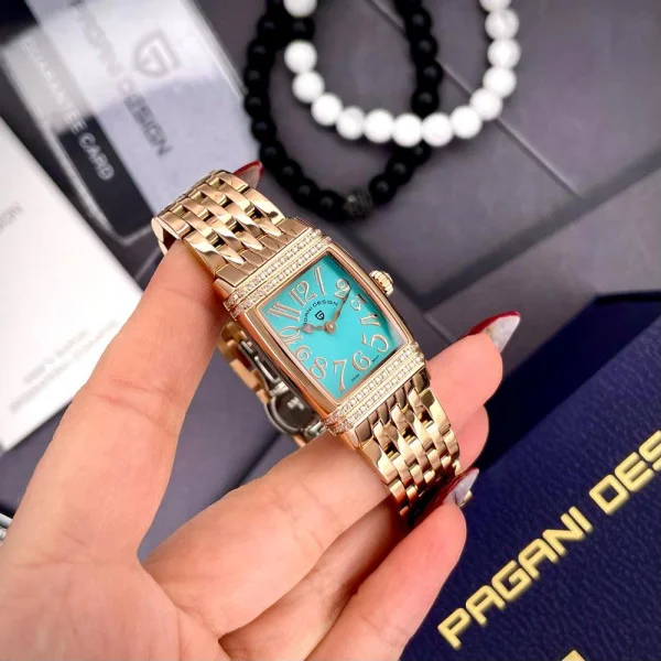 Жіночий годинник Pagani Design PD-1737 RoseGold-Blue фото 4