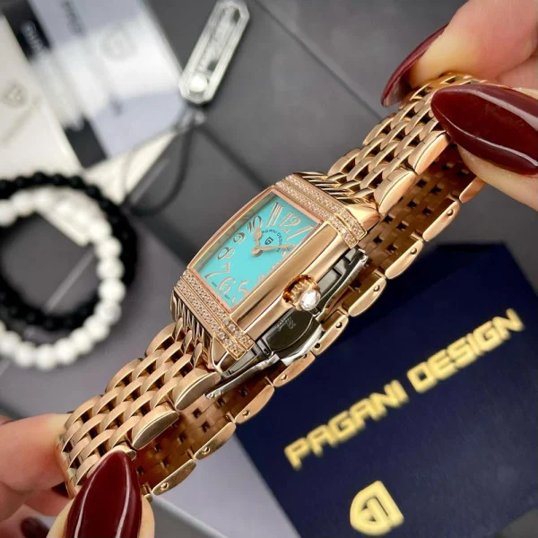 Жіночий годинник Pagani Design PD-1737 RoseGold-Blue фото 6