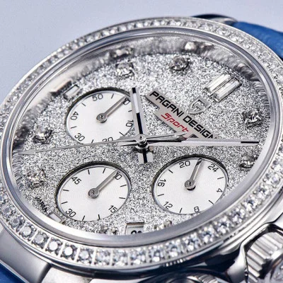 Жіночий годинник Pagani Design PD-1730 Silver-Blue