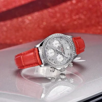 Жіночий годинник Pagani Design PD-1730 Silver-Red