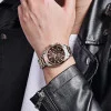 Мужские часы Pagani Design PD-1712 Silver-Rose Gold-Brown фото 3