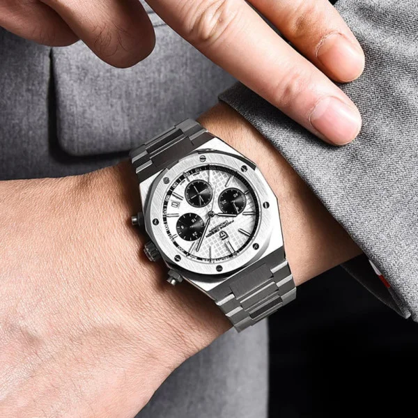 Мужские часы Pagani Design PD-1707 Silver-Silver фото 3