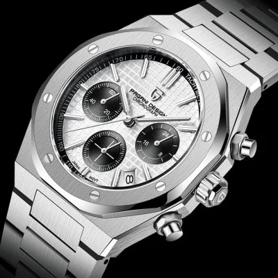 Чоловічий годинник Pagani Design PD-1707 Silver-Silver
