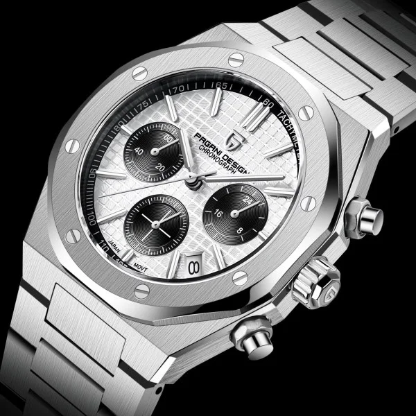 Мужские часы Pagani Design PD-1707 Silver-Black фото 4