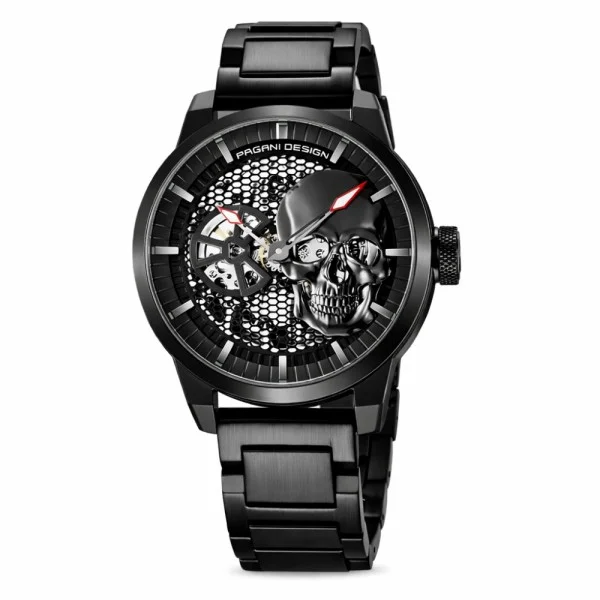 Мужские часы Pagani Design PD-1665 All Black Metal фото 1