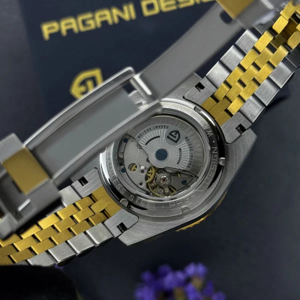 Мужские часы Pagani Design PD-1662 Silver-Gold фото 9