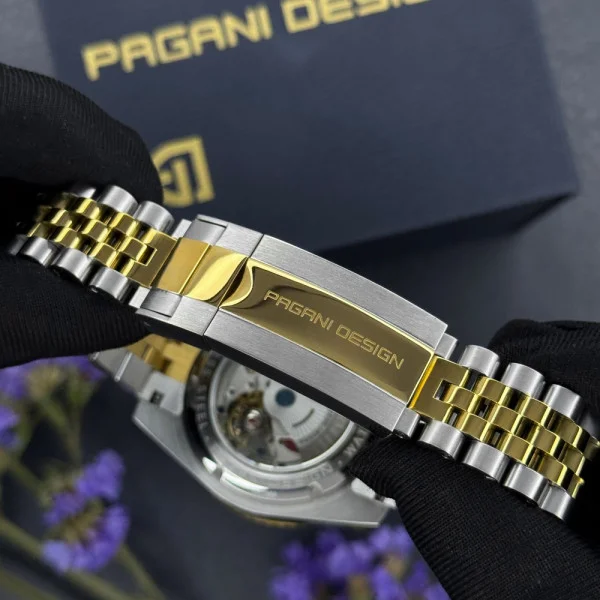 Мужские часы Pagani Design PD-1662 Silver-Gold фото 8