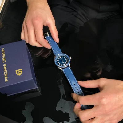 Мужские часы Pagani Design PD-1649 Silver-Blue