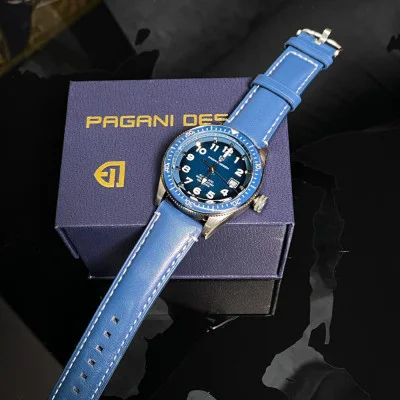 Чоловічий годинник Pagani Design PD-1649 Silver-Blue