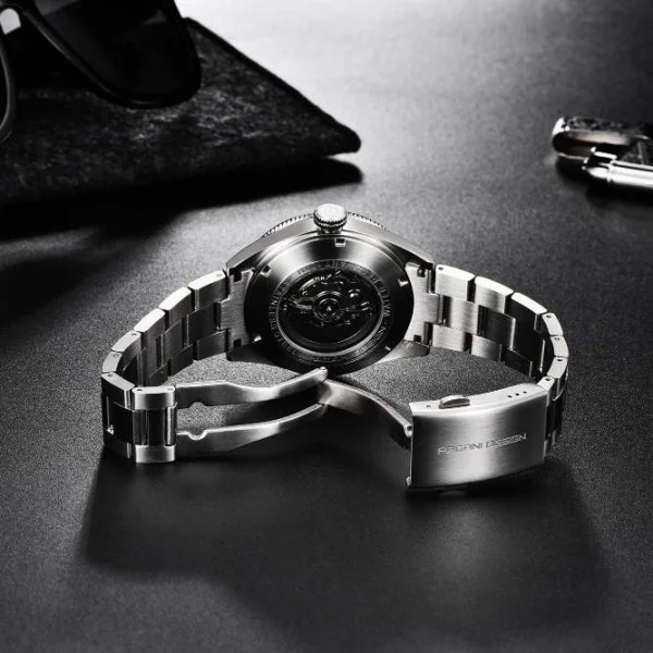 Чоловічий годинник Pagani Design PD-1649 Silver-Blue Metal фото 6
