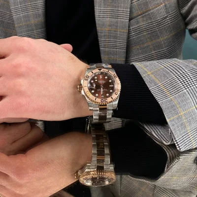 Чоловічий годинник Pagani Design PD-1651 Gold