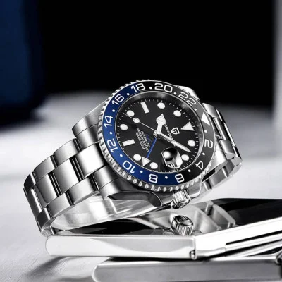 Pagani Design PD-1662 Silver-Blue-Black