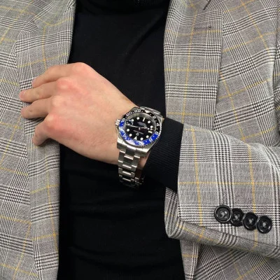 Pagani Design PD-1662 Silver-Blue-Black