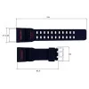 Ремінець для годинника Skmei 1356/1358/1680BKRD Black-Red фото 4