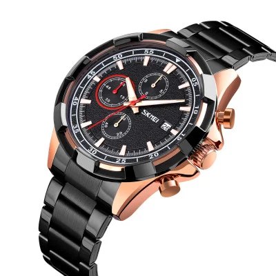 Мужские часы Skmei 9192RGBK Rose Gold-Black