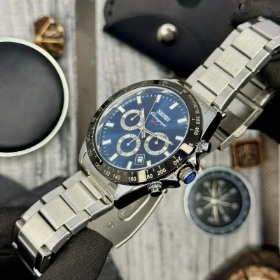 Мужские часы Skmei 9259SIBU Silver-Blue