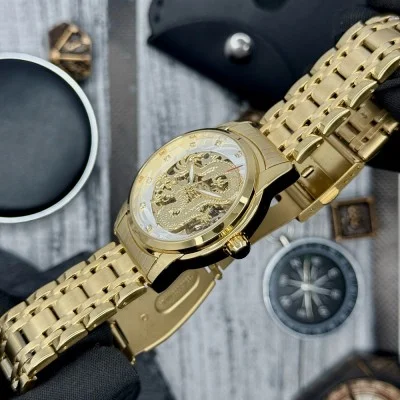 Мужские часы Skmei 9310GDSI Gold-Silver
