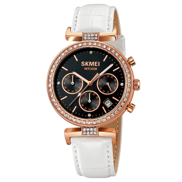 Жіночий годинник Skmei 2089RGWT Rose Gold-White фото 1