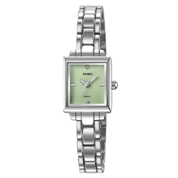 Жіночий годинник Skmei 2315SIGN Silver-Green фото 1
