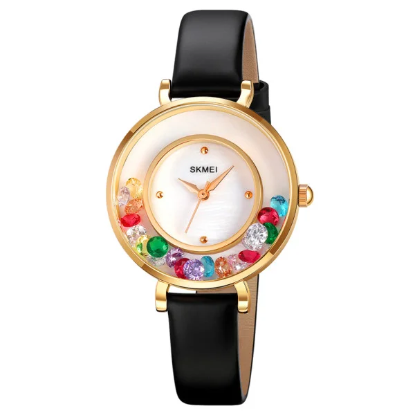 Жіночий годинник Skmei 2041GD Gold фото 1