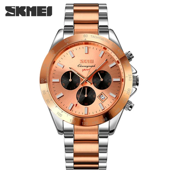 Чоловічий годинник Skmei 9259RGRG Rose Gold-Rose Gold фото 1