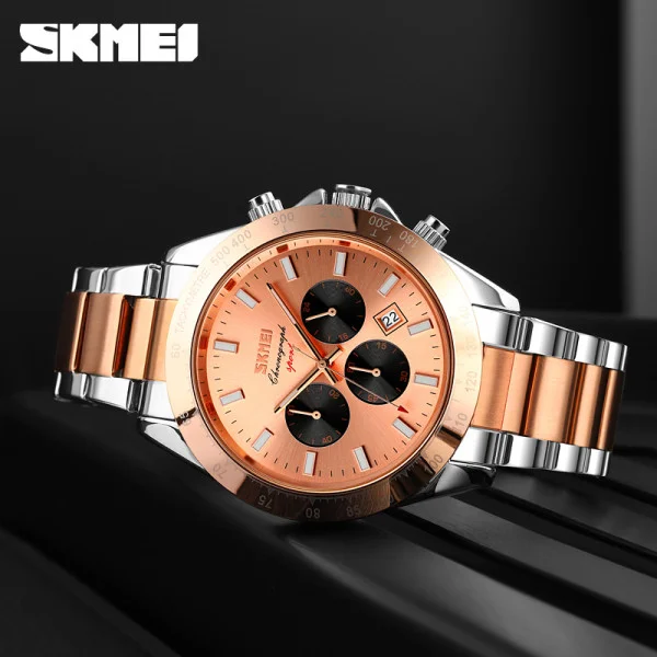 Чоловічий годинник Skmei 9259RGRG Rose Gold-Rose Gold фото 4