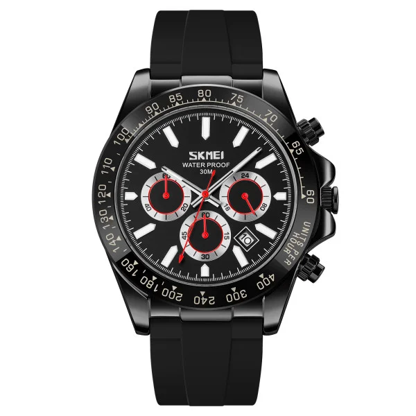 Чоловічий годинник Skmei 9275BKBK Black-Black фото 1