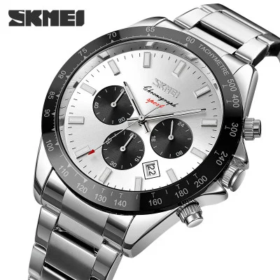 Чоловічий годинник Skmei 9259SISI Silver-Silver