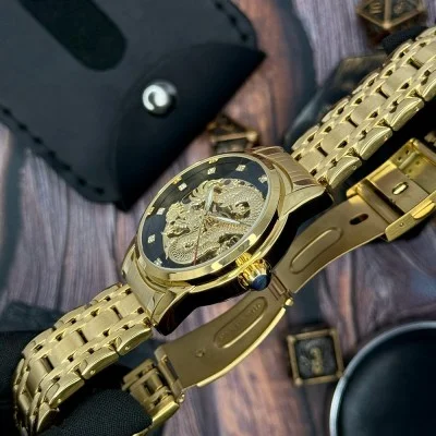 Чоловічий годинник Skmei 9310GDBK Gold-Black