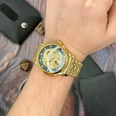 Чоловічий годинник Skmei 9310GDBK Gold-Black