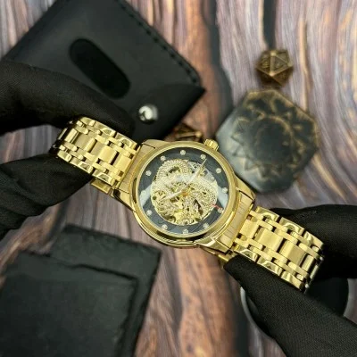 Чоловічий годинник Skmei 9310GDBK Gold-Black