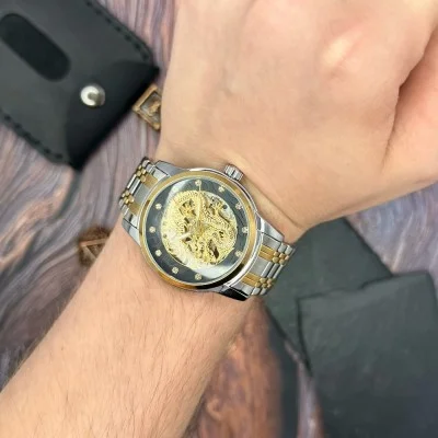 Чоловічий годинник Skmei 9310TGDBK Silver-Black