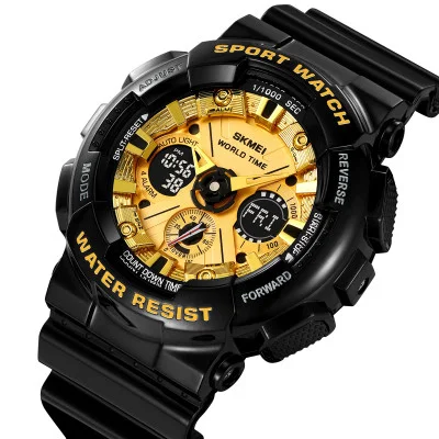 Мужские часы Skmei 2118BKGD Black-Gold
