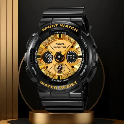Мужские часы Skmei 2118BKGD Black-Gold