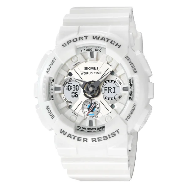 Чоловічий годинник Skmei 2118WT White фото 1