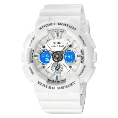 Чоловічий годинник Skmei 2118WT White