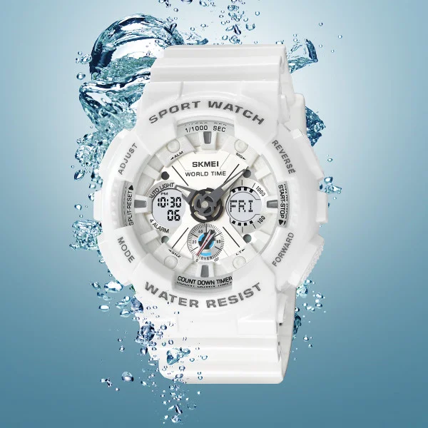 Чоловічий годинник Skmei 2118WT White фото 7
