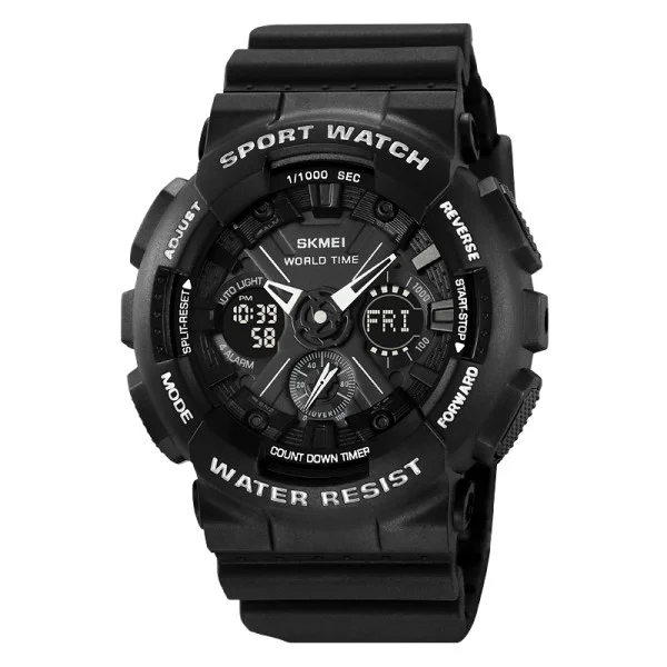 Чоловічий годинник Skmei 2118BK Black фото 1