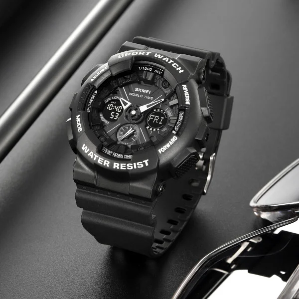 Чоловічий годинник Skmei 2118BK Black фото 6