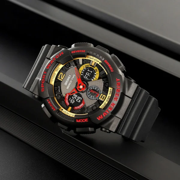Чоловічий годинник Skmei 2118BKRD Black-Red фото 6