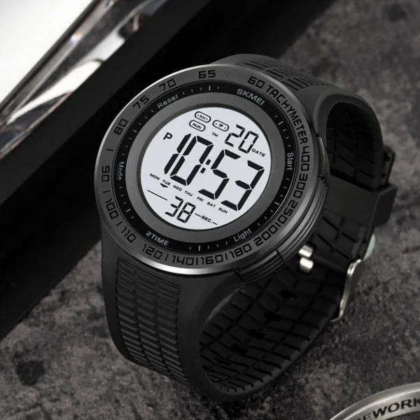Чоловічий годинник Skmei 2155BKWT Black-White фото 6