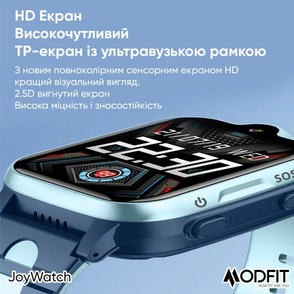 Розумний дитячий годинник Modfit JoyWatch Blue фото 14