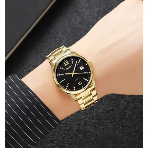 Чоловічий годинник Skmei 2158GDBK Gold-Black фото 4