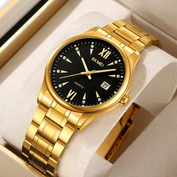 Чоловічий годинник Skmei 2158GDBK Gold-Black фото 5