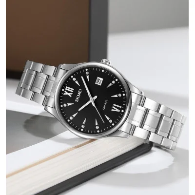 Мужские часы Skmei 2158SIBK Silver-Black