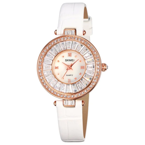 Жіночий годинник Skmei 2009WT White фото 1