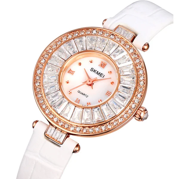 Жіночий годинник Skmei 2009WT White фото 3